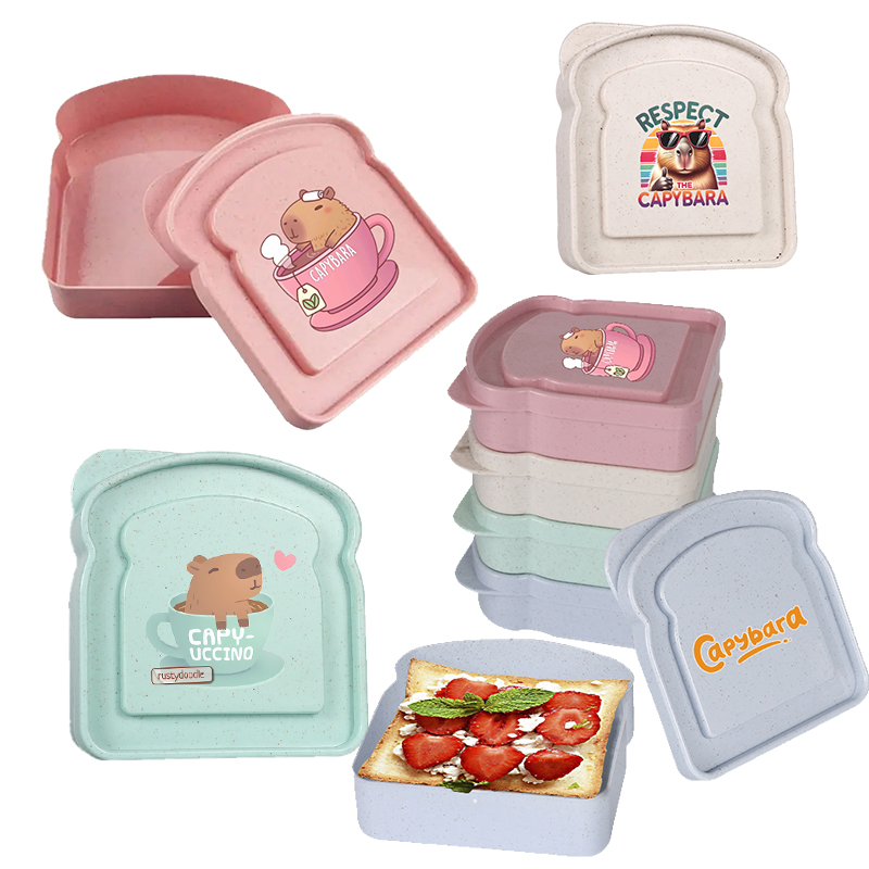 Food Storage Meals - Capybara Sandwich-Aufbewahrungsbox für Lebensmittel, Behälter für