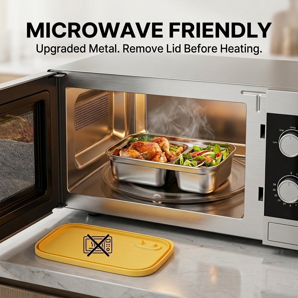 304 Edelstahl Bento-Box Mikrow – Food Storage Oven Safe Bewertung und Preis