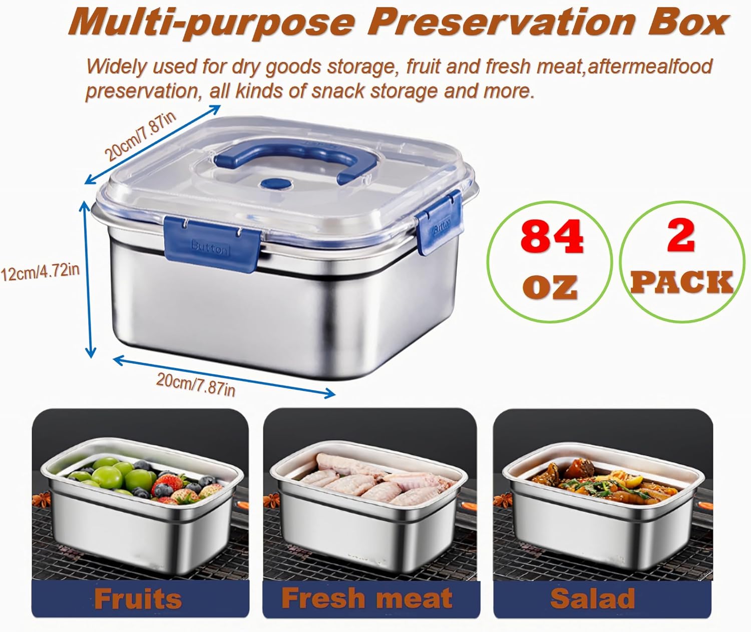 Auslaufsichere Edelstahl-Leben – Food Storage Oven Safe Bewertung und Preis